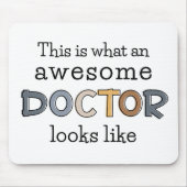 Tapis De Souris Drôle cadeau de docteur | Médecin génial (Devant)
