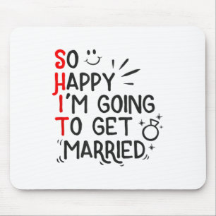 Tapis De Souris Drôle cadeau de mariage Hilarious Mariage de marié
