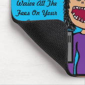 Tapis De Souris Drôle Caricature du commis de banque (Coin)