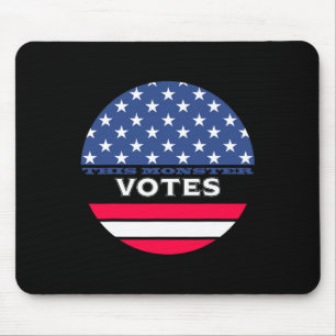 Tapis De Souris Drôle Ce Monstre Vote Anti-trump Biden Harris K
