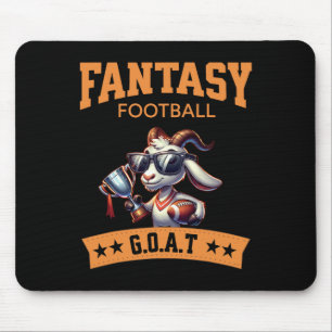 Tapis De Souris Drôle Champion de football Imaginaire