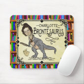 Tapis De Souris Drôle Charlotte Bronte Saurus Dinosaur Lecteur de (Avec souris)