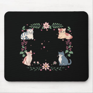 Tapis De Souris Drôle Chat Graphic Femmes Mère Chat Propriétaires 