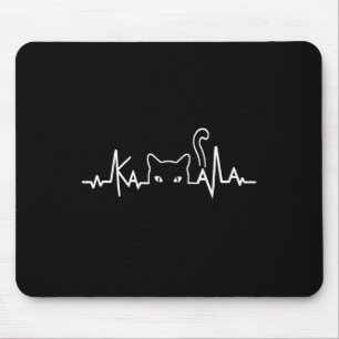 Tapis De Souris Drôle Chat Ladies Pour Kamala Harris 2024 Heartbea