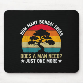 Tapis De Souris Drôle Combien D'Arbres Bonsai Un Homme A-T-Il Beso