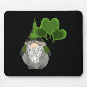 Tapis De Souris Drôle Cute Irlandais Gnome St Patricks Day Heart B