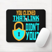 Tapis De Souris Drôle Cyber Sécurité Cadeau Informatique Hacker Te (Avec souris)
