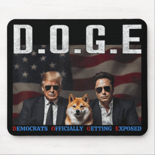 Tapis De Souris Drôle D.o.g.e Démocrates Doge Obtenir Officielleme
