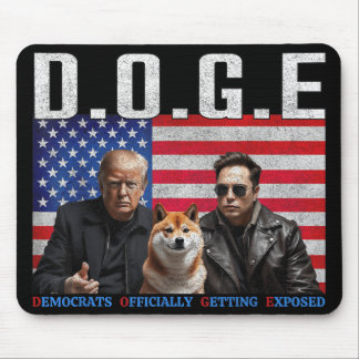 Tapis De Souris Drôle D.o.g.e Démocrates Doge Obtenir Officielleme