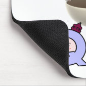 Tapis de souris drôle d'amant de café (Coin)