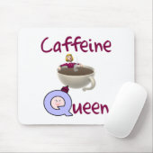 Tapis de souris drôle d'amant de café (Avec souris)