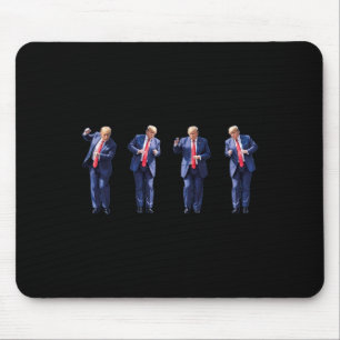 Tapis De Souris Drôle Danse Trump Dansant Comme Un Felon Vote Trum
