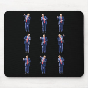 Tapis De Souris Drôle Danse Trump Dansant Comme Un Felon Vote Trum