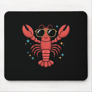 Tapis De Souris Drôle d'art de homard pour hommes femmes enfants t