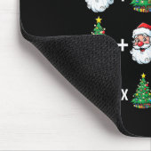Tapis De Souris Drôle de 67 Meme Santa Prof de Maths Noël Pyjama (Coin)