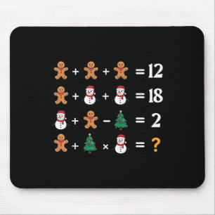 Tapis De Souris Drôle de 6 7 Meme Noël Ordre des opérations Math 