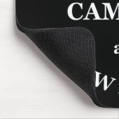 Tapis De Souris drôle de camping et vin dire (Coin)