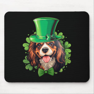Tapis De Souris Drôle de Cavalier King Charles Spaniel St Patricks