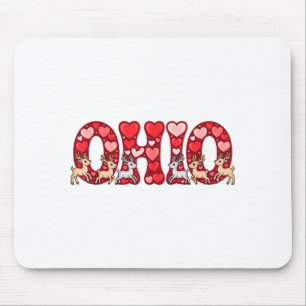 Tapis De Souris Drôle de cerf de l'Ohio Fête Midwest O-h-i-o à la