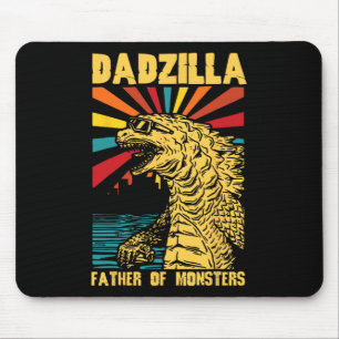 Tapis De Souris Drôle de Dadzilla père des monstres vintage père