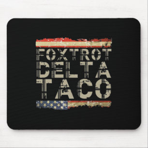 Tapis De Souris Drôle de Foxtrot Delta Taco5