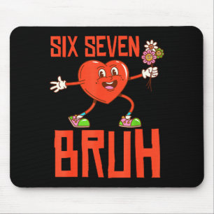 Tapis De Souris Drôle de frère 67 Saint-Valentin Six Sept Mème Gen