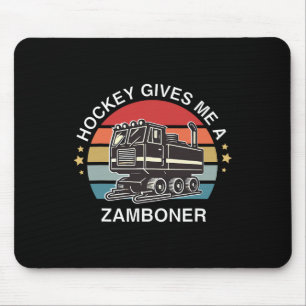 Tapis De Souris Drôle de hockey Zamboner amoureux hommes femmes