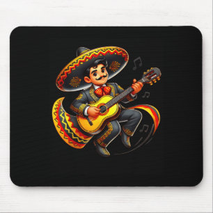 Tapis De Souris Drôle de Mariachi Sombrero Cinco De Mayo Guitar Me