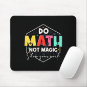 Tapis De Souris Drôle de maths Retour à l'école Faites des maths p (Avec souris)