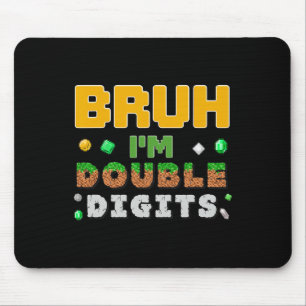 Tapis De Souris Drôle de mec, je suis un gamer à double chiffres P