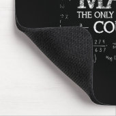 Tapis De Souris Drôle de nerd de la science Les maths le seul suje (Coin)