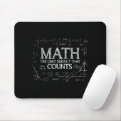Tapis De Souris Drôle de nerd de la science Les maths le seul suje (Avec souris)