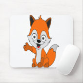 Tapis De Souris drôle de renard (Avec souris)