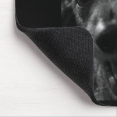 Tapis De Souris Drôle de selfie de teckel pleine lune sorcière vol (Coin)
