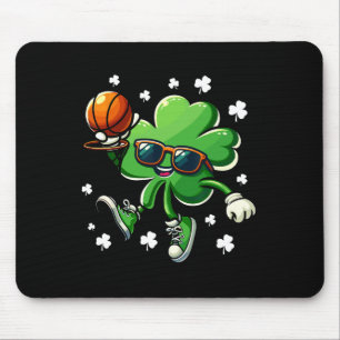 Tapis De Souris Drôle de Shamrock jouant aux squelettes garçons St