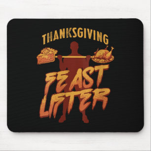Tapis De Souris Drôle de Thanksgiving pour femmes Bodybuilding Gym