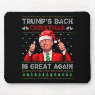 Tapis De Souris Drôle de Trump retour Noël est à nouveau génial Xm