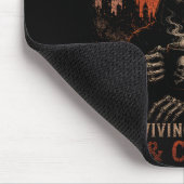 Tapis de souris drôle Dead Inside But Caffeinated (Coin)