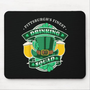 Tapis De Souris Drôle d'équipe de buveurs de Pittsburgh St Patric