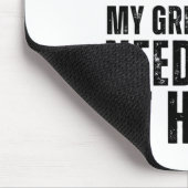 Tapis De Souris Drôle Désolé, je ne peux pas que mon Greyhound ait (Coin)