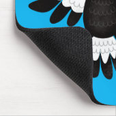 Tapis De Souris Drôle dessin animé de Magpie australienne (Coin)