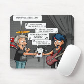 Tapis de souris drôle d'humour de musique de (Avec souris)