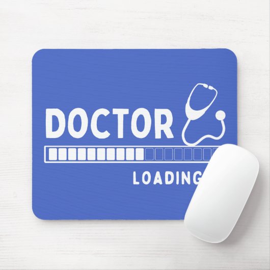 Tapis De Souris Drôle Doctor Loading Bar Médicale Future Doctor (Avec souris)