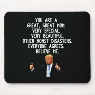 Tapis De Souris Drôle Donald Trump Mère39s Jour Gag Conserva cadea