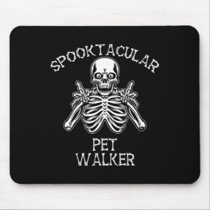 Tapis De Souris Drôle Éffrayant Spooktacular Pet Walker Halloween