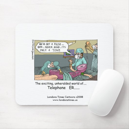 Tapis De Souris Drôle Émission TV "E.R" Parodie Souris Pad (Avec souris)