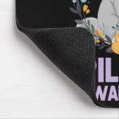 Tapis De Souris Drôle Epilepsie Sensibilisation Fleur Eléphant Rub (Coin)