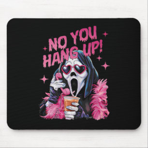Tapis De Souris Drôle Fantôme Appelant Halloween Non Vous Accroche