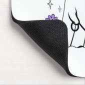 Tapis De Souris Drôle Fantôme Marche Chien Éffrayant Fantôme Hallo (Coin)