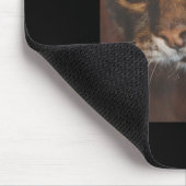 Tapis De Souris Drôle Fumer Mème de chat (Coin)